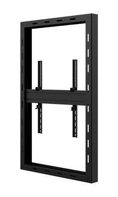 Hagor Enclosure Display-Gehäuse – für 55" TVs, VESA 600×400 mm – Schwarz