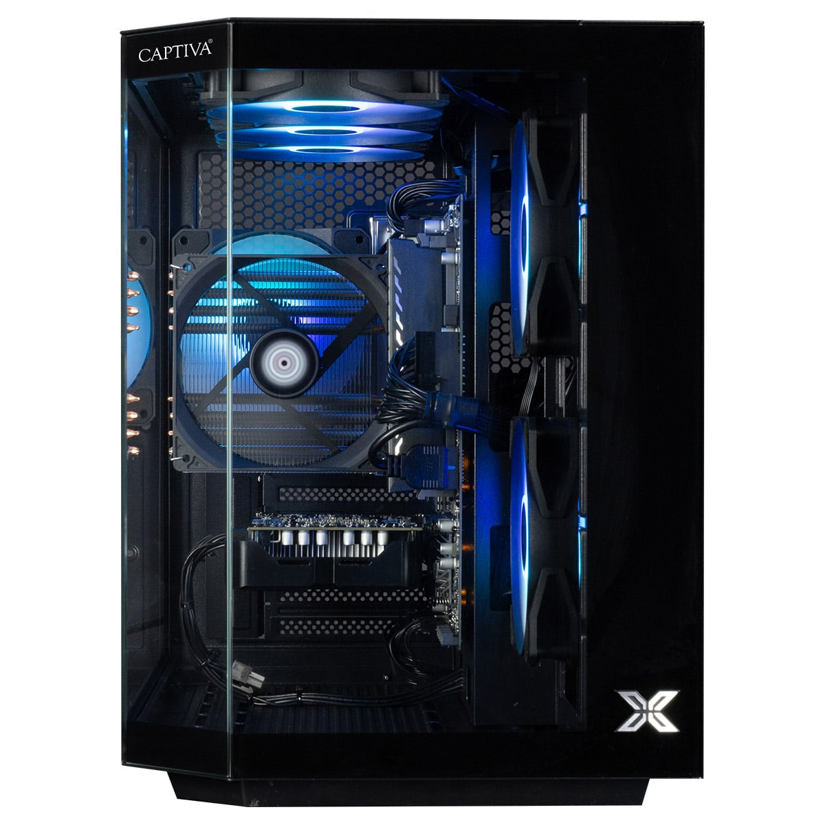 Captiva Advanced Gaming Tower – AMD Ryzen 7 5700X, 32 GB RAM, 1 TB SSD, Windows 11 Home