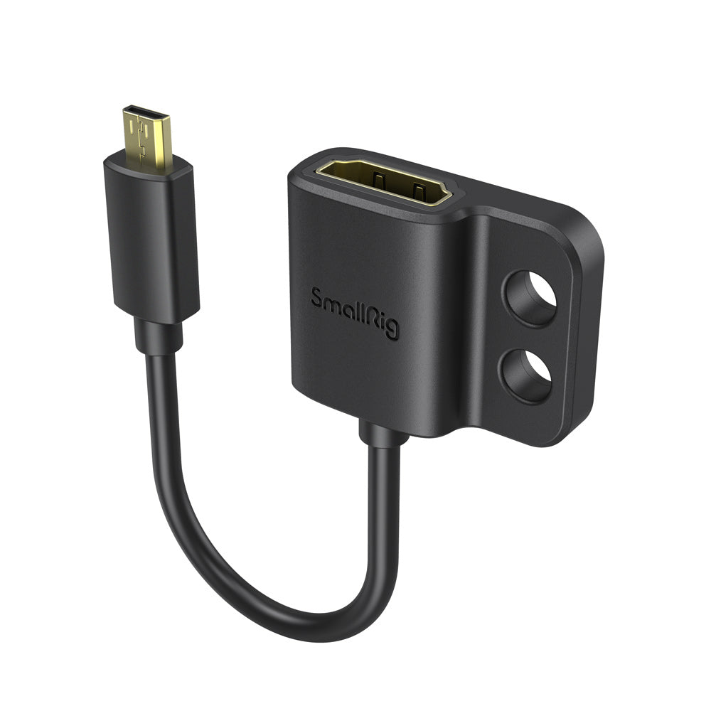 SmallRig Micro-HDMI auf HDMI Kabel HDMI 2.0 4K 60 Hz – 0,14 m