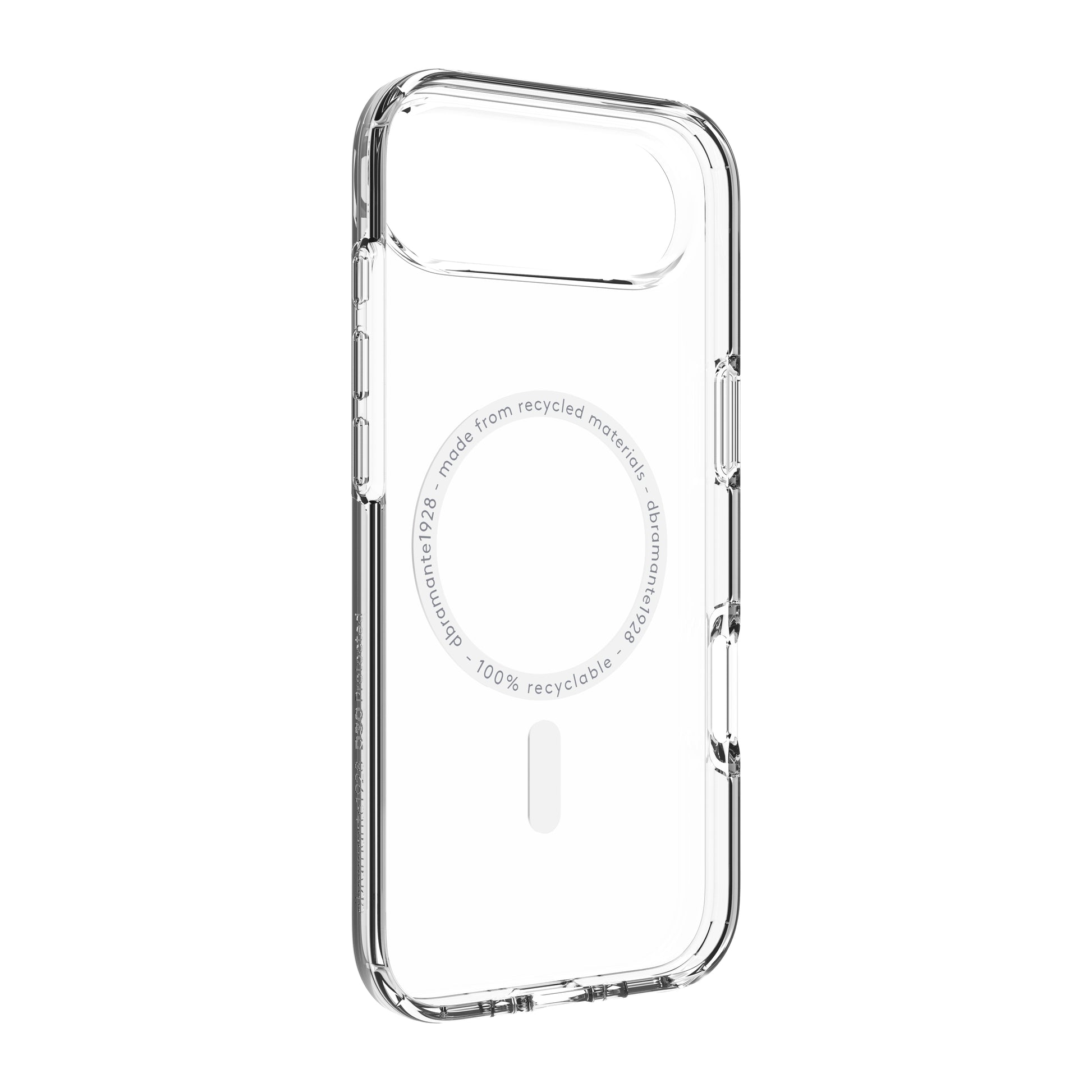 dbramante1928 Iceland Ultra D3O MS Backcover – für Apple iPhone 17 Air, MagSafe, Kunststoff, Transparent, bis