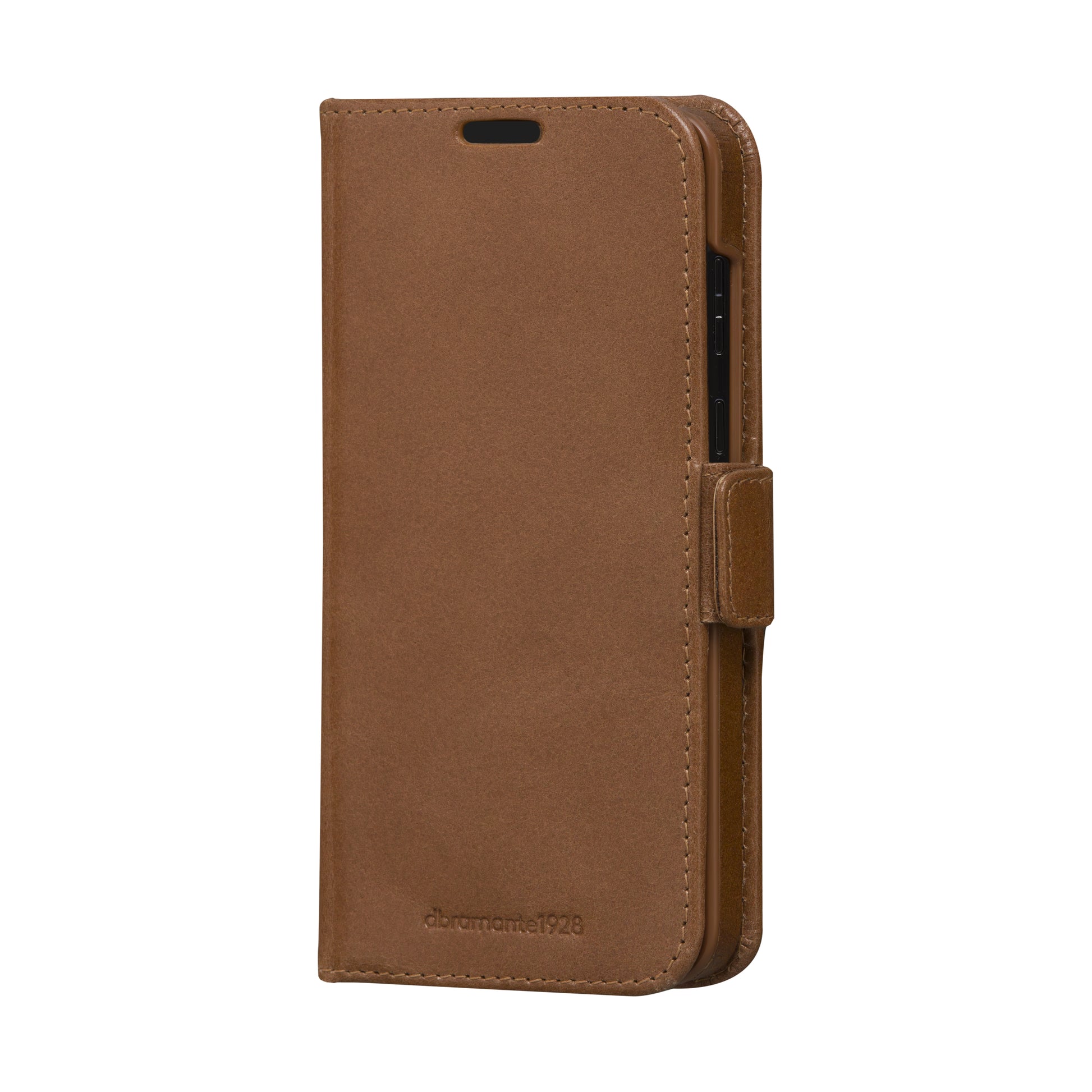 dbramante1928 Lynge Folio – für Samsung Galaxy A55 5G, 3 Kartenfächer, Leder, Tan