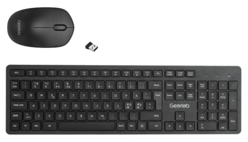 eSTUFF G250 – Tastatur-Maus-Set – Kabellos – QWERTY (Nordic)