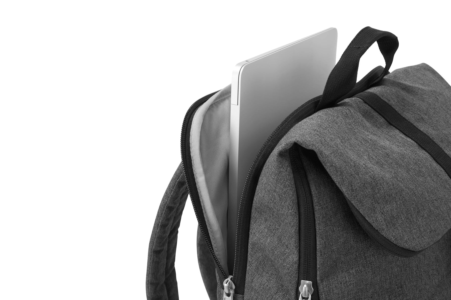 Hotbox Shuttle – Notebook-Rucksack – für 15"-Notebook, Polyester, Grau, aus recyceltem Material