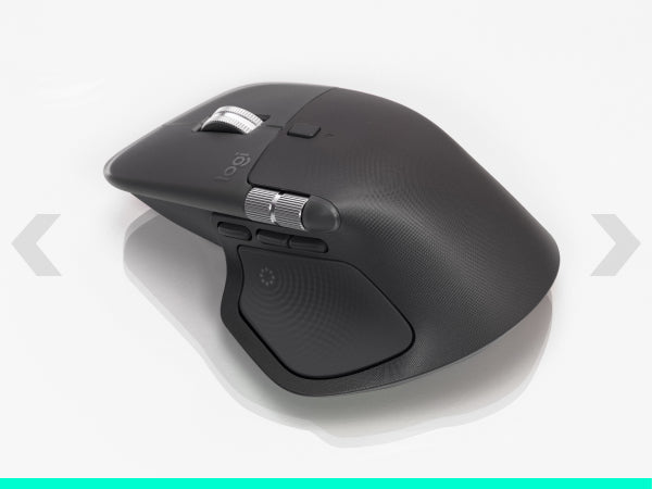 Logitech MX Master 4 for Business Business-Maus – kabellos, 8 Tasten, 8'000 dpi, für Rechtshänder, graphit