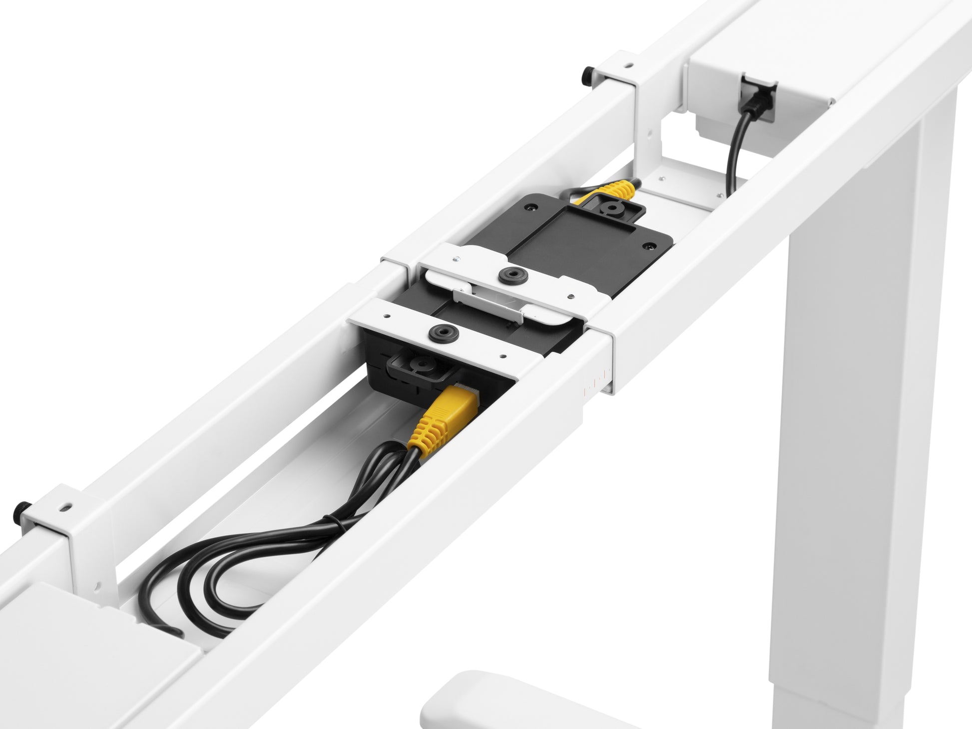 Equip ERGO – Sitz-/Steh-Tischgestell ohne Platte, elektrisch, 100–170 cm, 2 Motoren, 100 kg, weiss