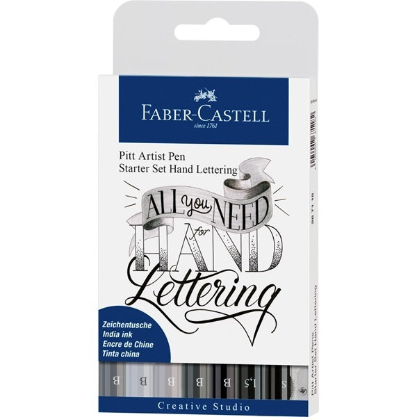 Faber-Castell Tuschestifte, wasserfest, 8 Stk.