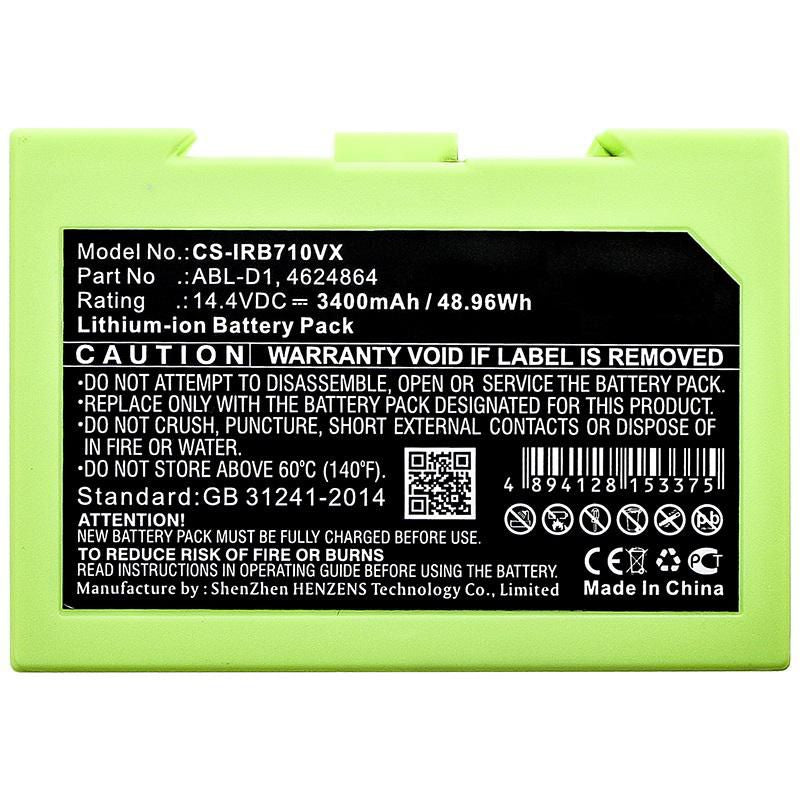 CoreParts Akku 48,96 Wh – für iRobot Vacuum 7150/i31502F/i8550