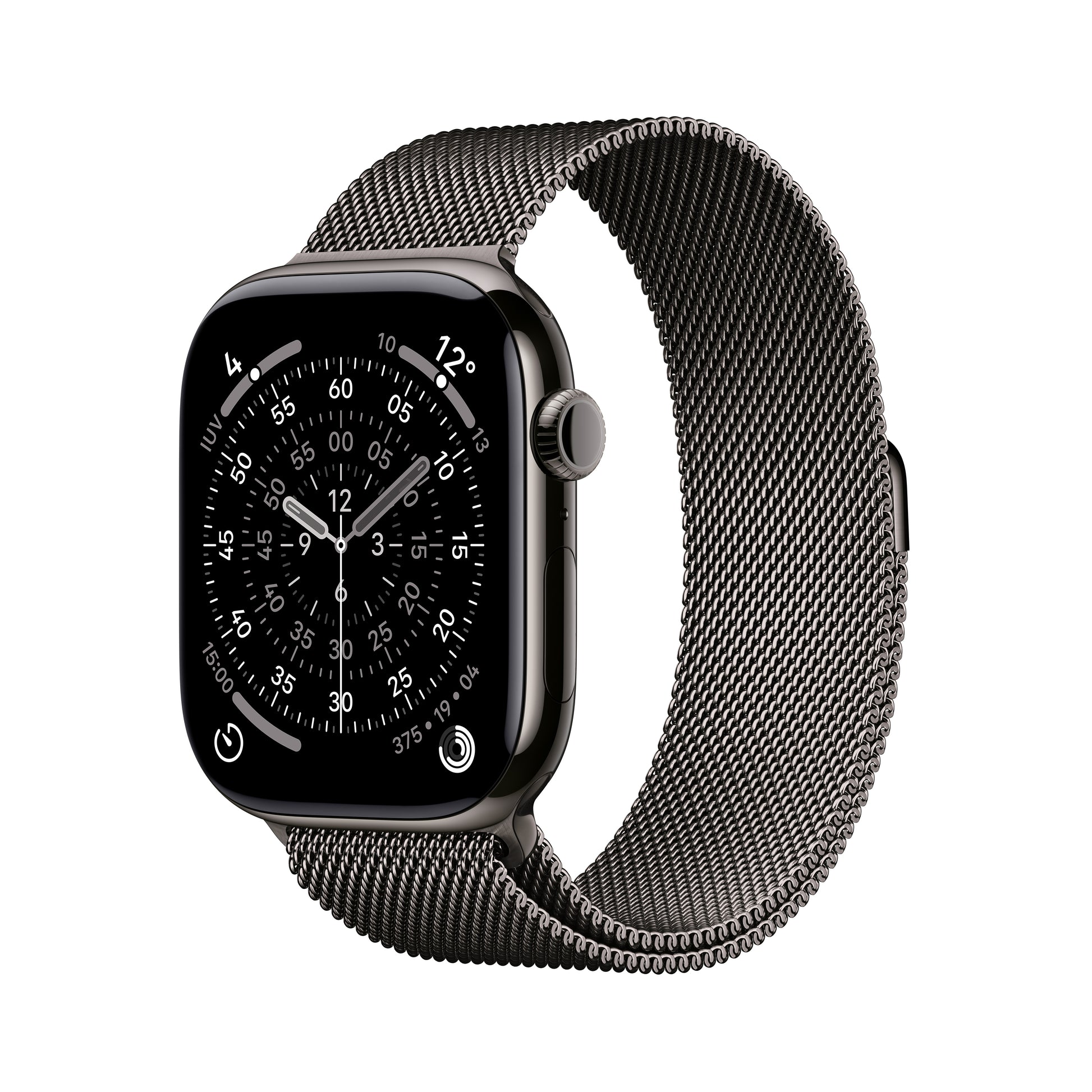 Apple Watch S11 Slate Titanium – Smartwatch – 46 mm, LTE, OLED, 50 m, Mailänder Schlaufe (M/L)