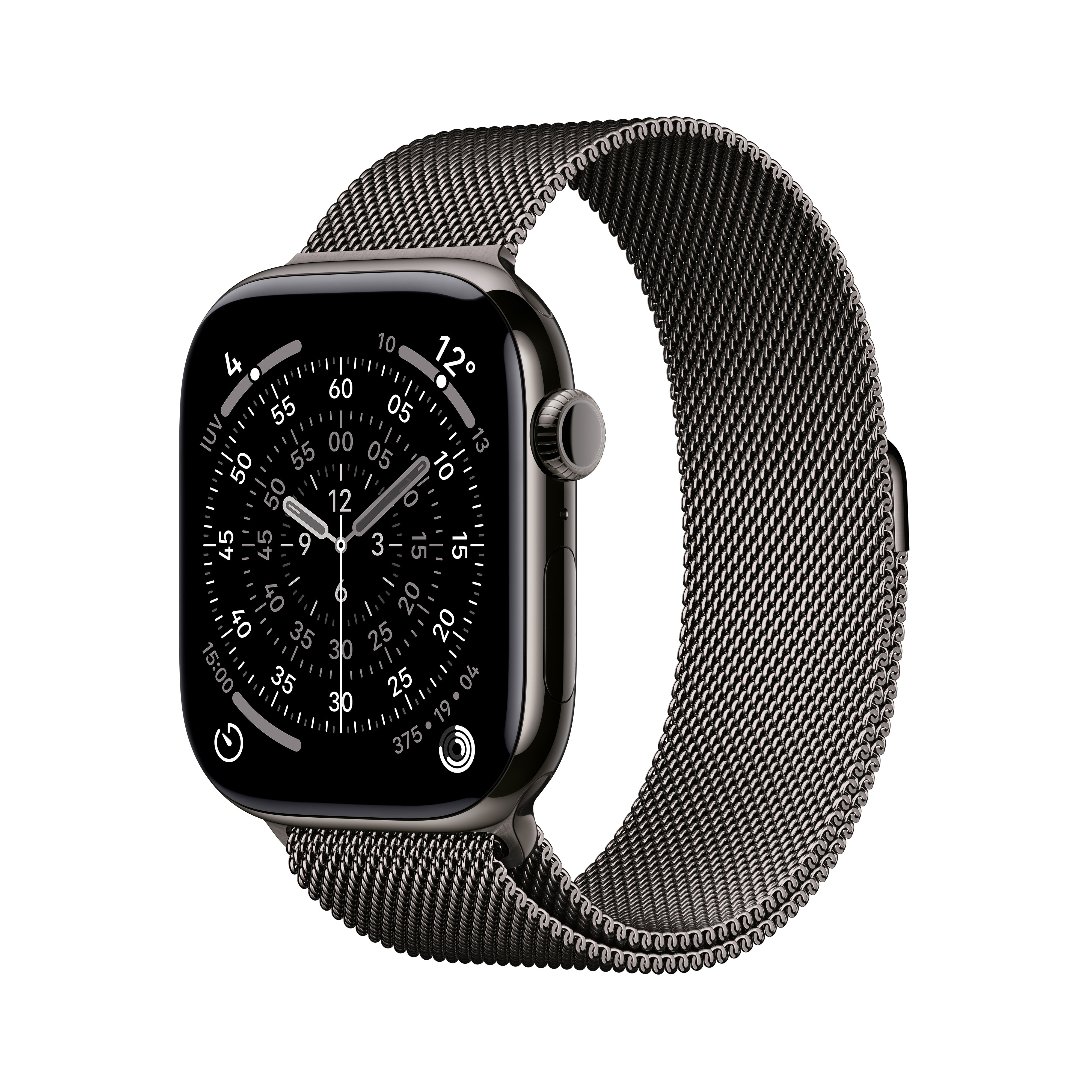 Apple Watch S11 Slate Titanium – Smartwatch – 46 mm, LTE, OLED, 50 m, Mailänder Schlaufe (M/L)