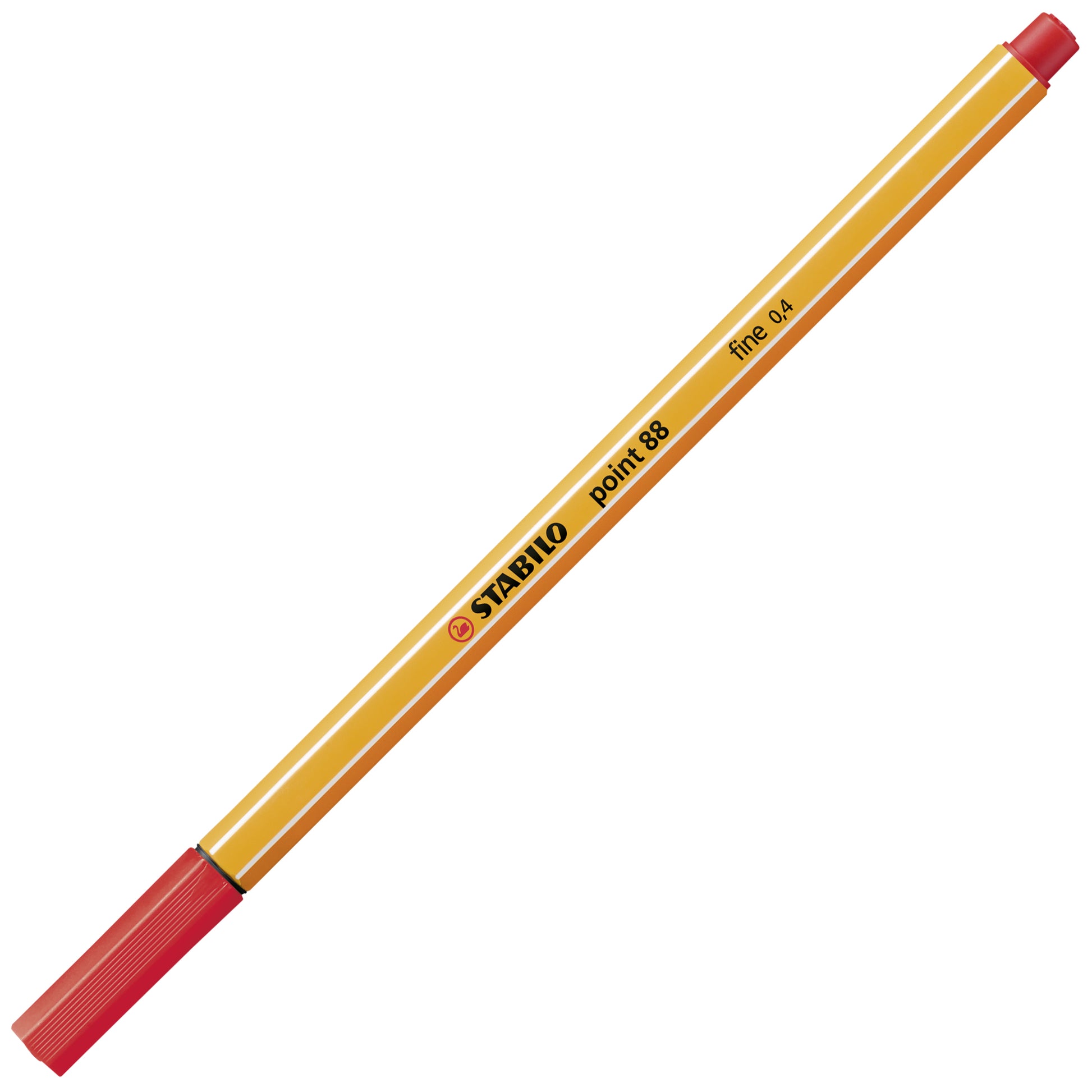 STABILO Fineliner 0,4 mm – rot