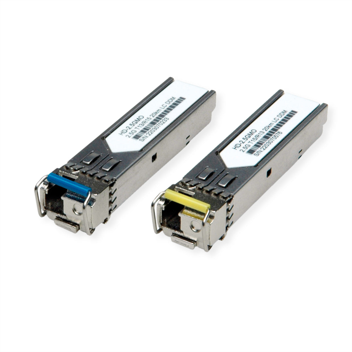 ROLINE KVM-Extender über LWL – 4K (3840 × 2160) @ 60 Hz, HDMI, USB, bis 20 km, 2× SFP, IR/RS-232 – Silber