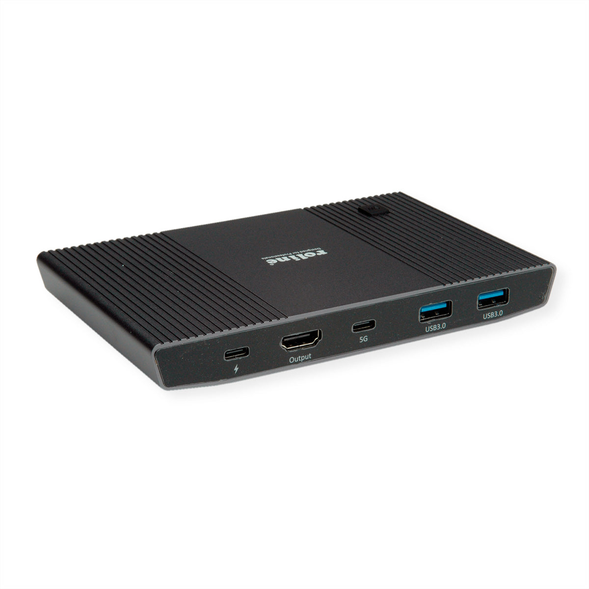 ROLINE 2-Port HDMI KVM-Switch – 4K/60 Hz, USB 3.0-Hub, USB-C PD 100 W