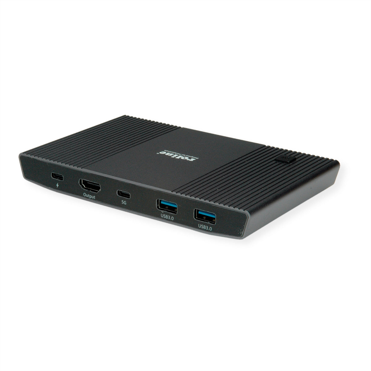 ROLINE 2-Port HDMI KVM-Switch – 4K/60 Hz, USB 3.0-Hub, USB-C PD 100 W