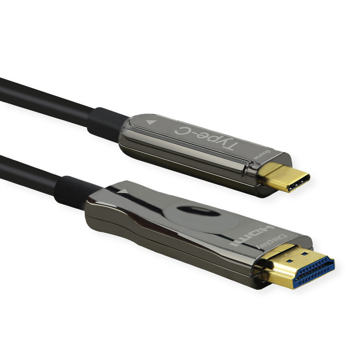 ROLINE USB-C auf HDMI Kabel 4K 60 Hz – 30 m – AOC – für Geräte mit USB-C (DisplayPort Alt Mode)