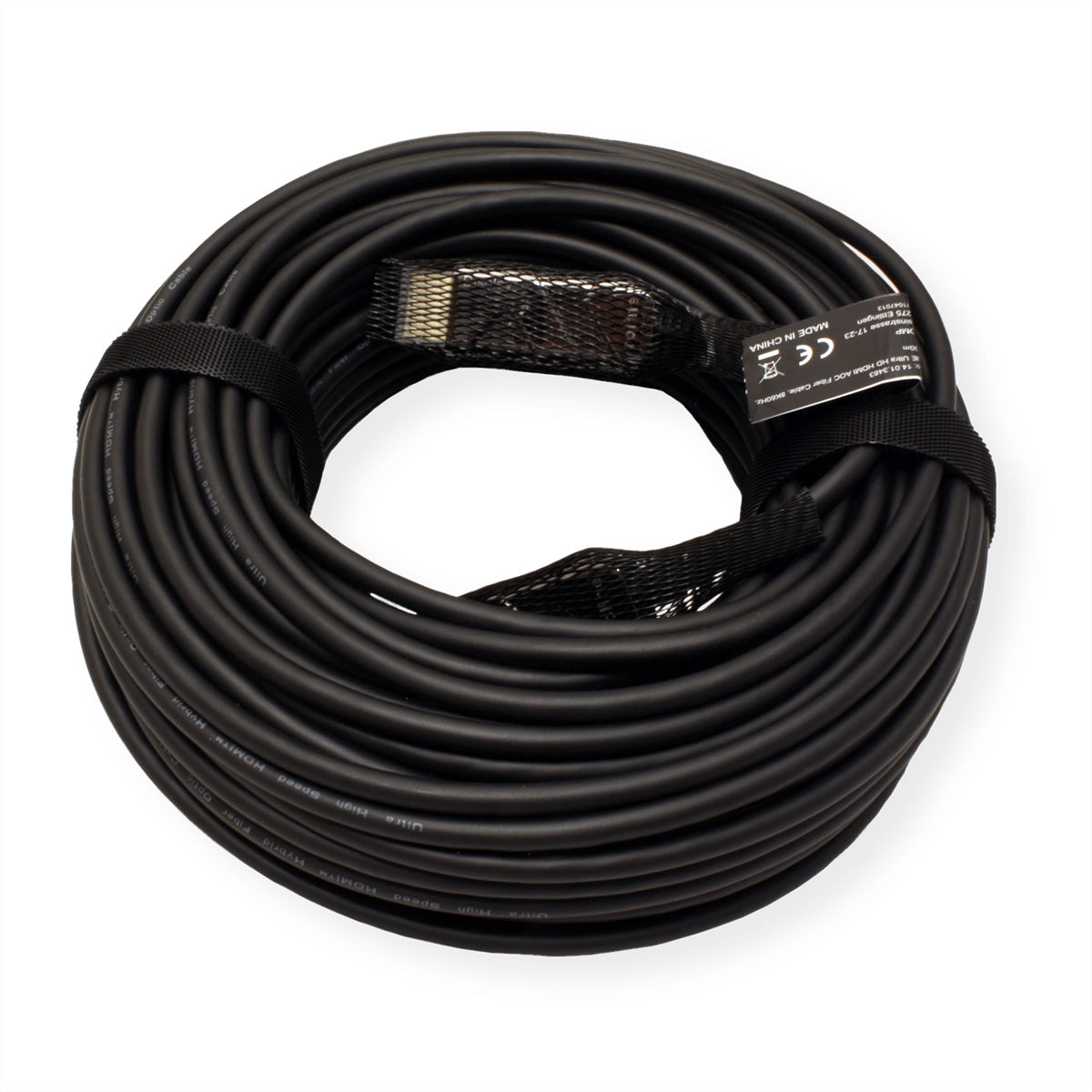 ROLINE HDMI Kabel HDMI 2.1 8K 60 Hz – 50 m – AOC, Ethernet