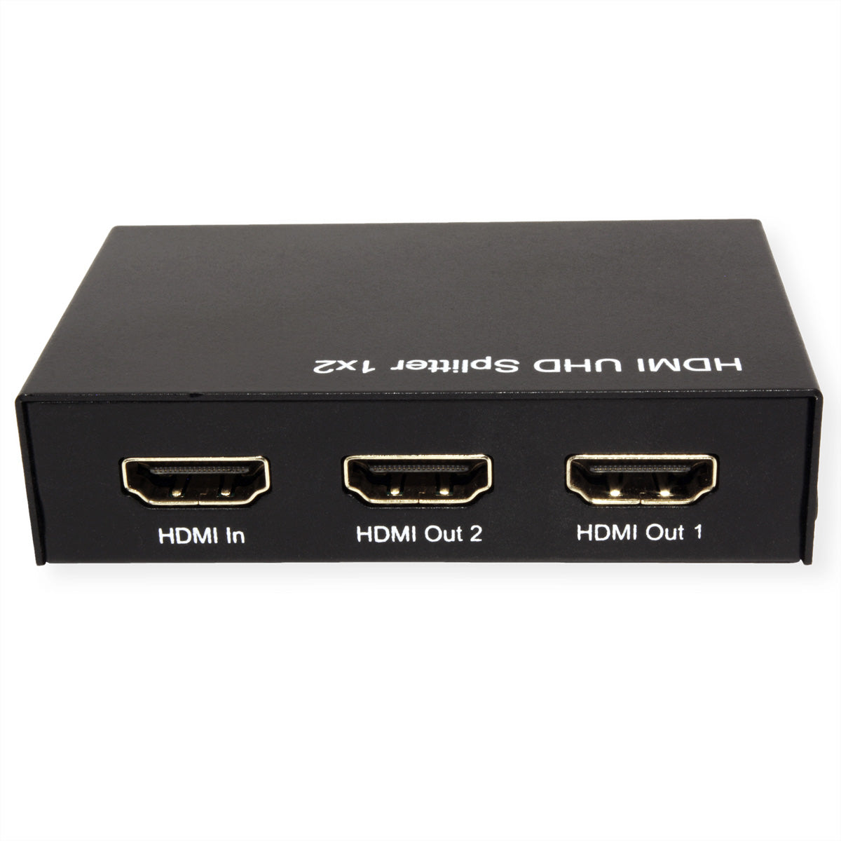 ROLINE HDMI-Video-Splitter, 1× HDMI In / 2× HDMI Out, 4K@60 Hz, 3D, Schwarz
