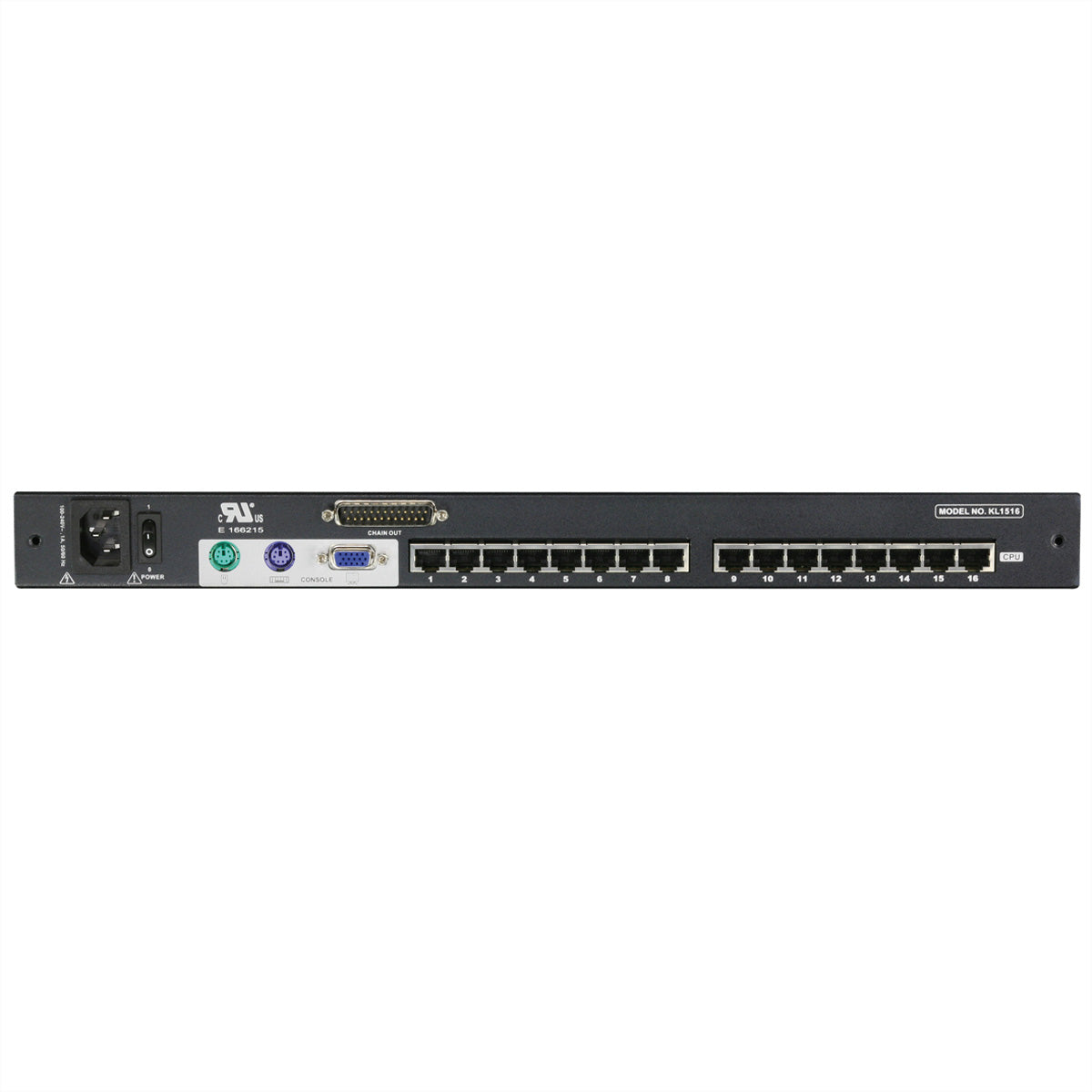 ATEN KL1516A – KVM-Switch – 16-Port, VGA – 1920 × 1200 @ 60 Hz