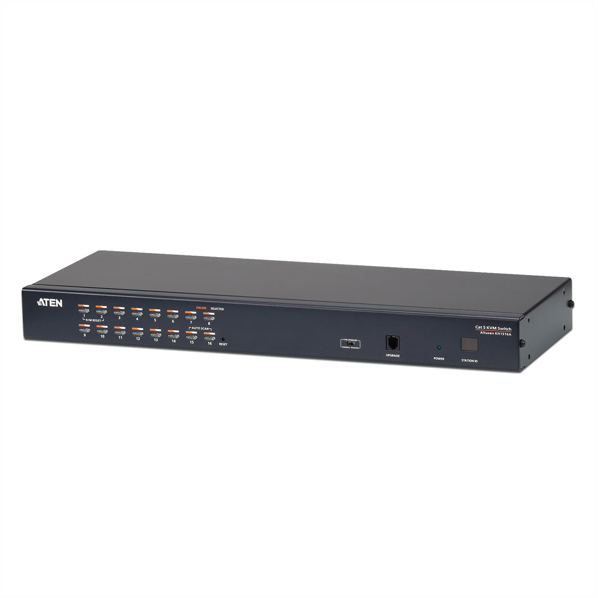 ATEN KH1516A – KVM-Switch – 16×RJ45, 1U, Schwarz