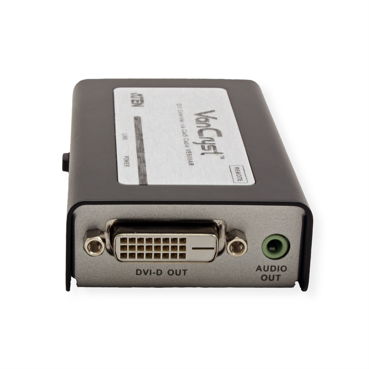 ATEN VE600A – DVI Extender-Set, über Cat5e, DVI Ein-/Ausgang, 1920×1200@60 Hz, 60 m, Stereo-Audio, IR, HDCP, Schwarz