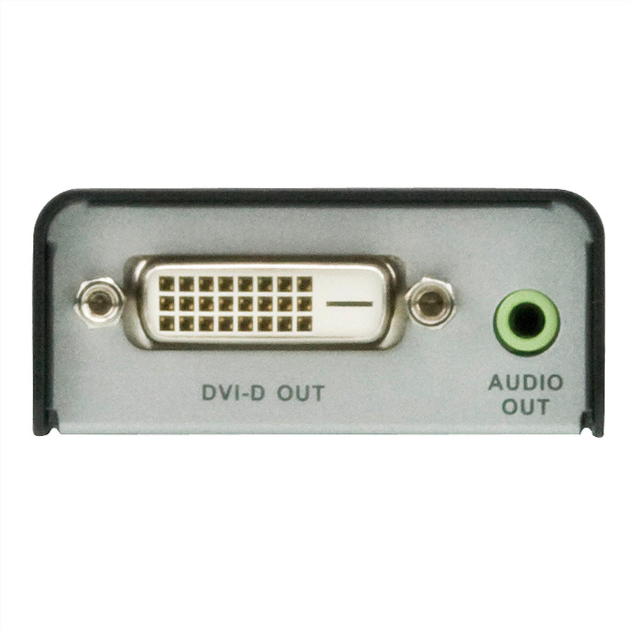 ATEN VE600A – DVI Extender-Set, über Cat5e, DVI Ein-/Ausgang, 1920×1200@60 Hz, 60 m, Stereo-Audio, IR, HDCP, Schwarz