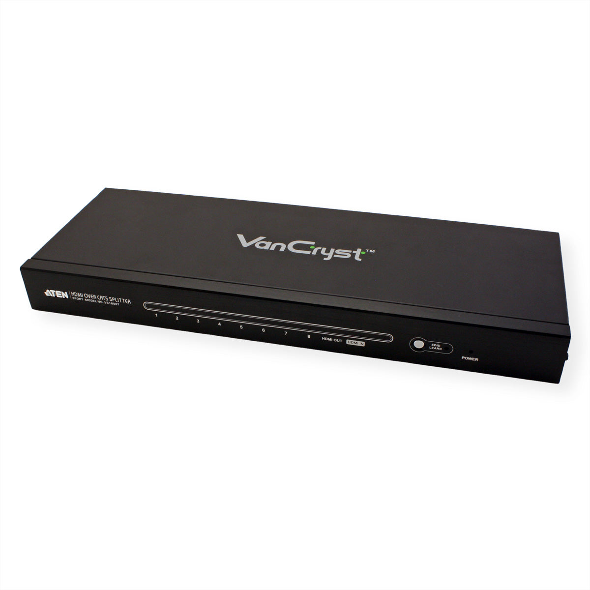 ATEN VS1808T – HDMI-Splitter über Cat5e, 1× HDMI Eingang / 8× RJ45 Ausgang, 1080p@40 m, 60 m, 3D, EDID, CEC, HDCP