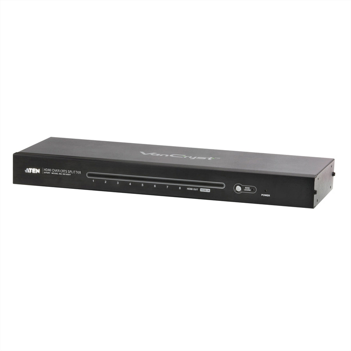 ATEN VS1808T – HDMI-Splitter über Cat5e, 1× HDMI Eingang / 8× RJ45 Ausgang, 1080p@40 m, 60 m, 3D, EDID, CEC, HDCP