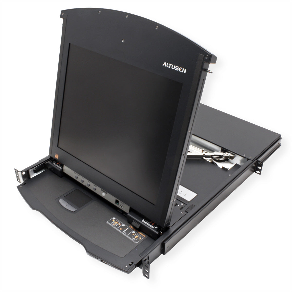 ATEN KL1516AiM – KVM-Switch – 16-Port, 43 cm (17") LCD, 1U, 19" Rack, Schwarz