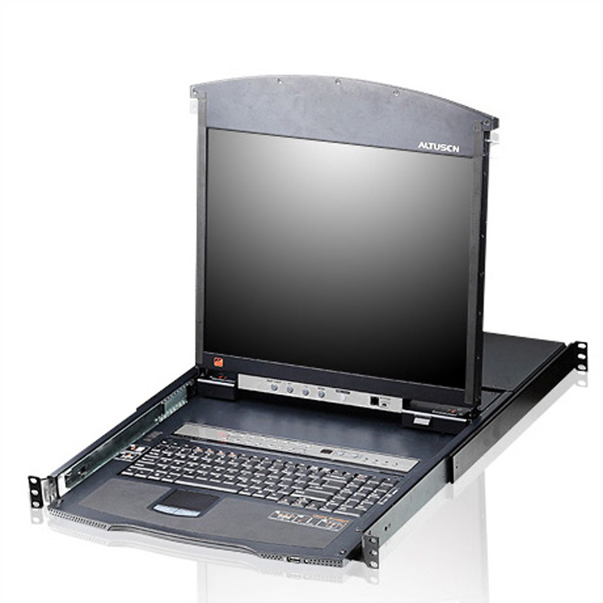 ATEN KL1508A – KVM-Switch – 8-Port, VGA – 1600 × 1200 – 19" LCD-Konsole, Schwarz