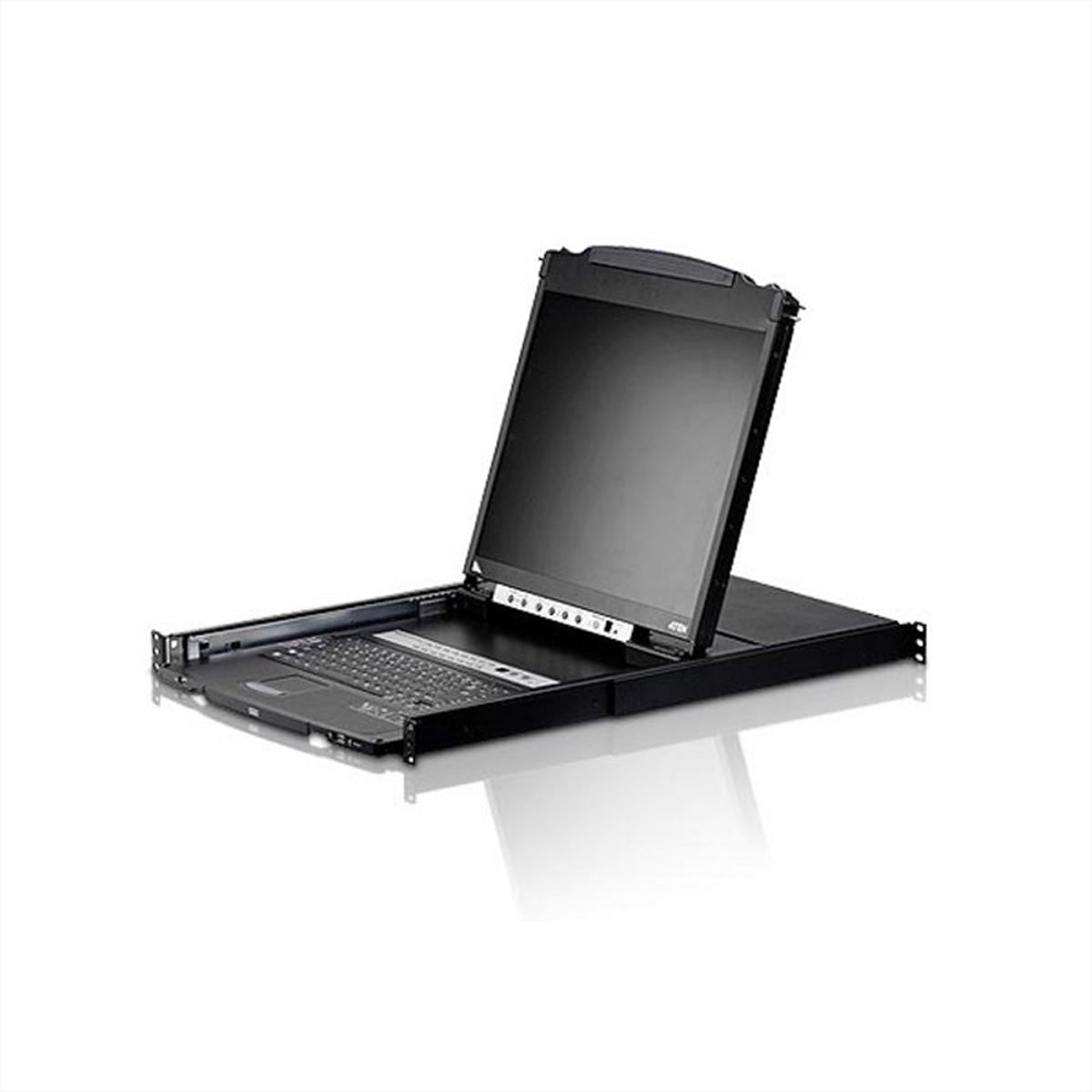 ATEN CL5816N – LCD KVM-Switch (VGA) – 19" Rack, 1U, 16×VGA, USB/PS/2, US-Layout, Schwarz