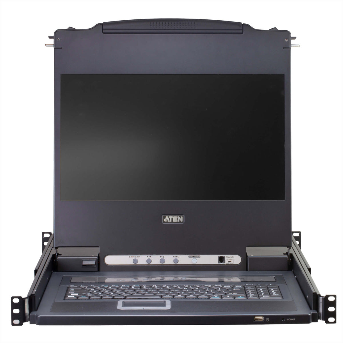 ATEN CL5716M – 16-Port VGA Rack-LCD-Konsole 17" – 1280 × 1024/75 Hz, USB/PS/2 – 1U