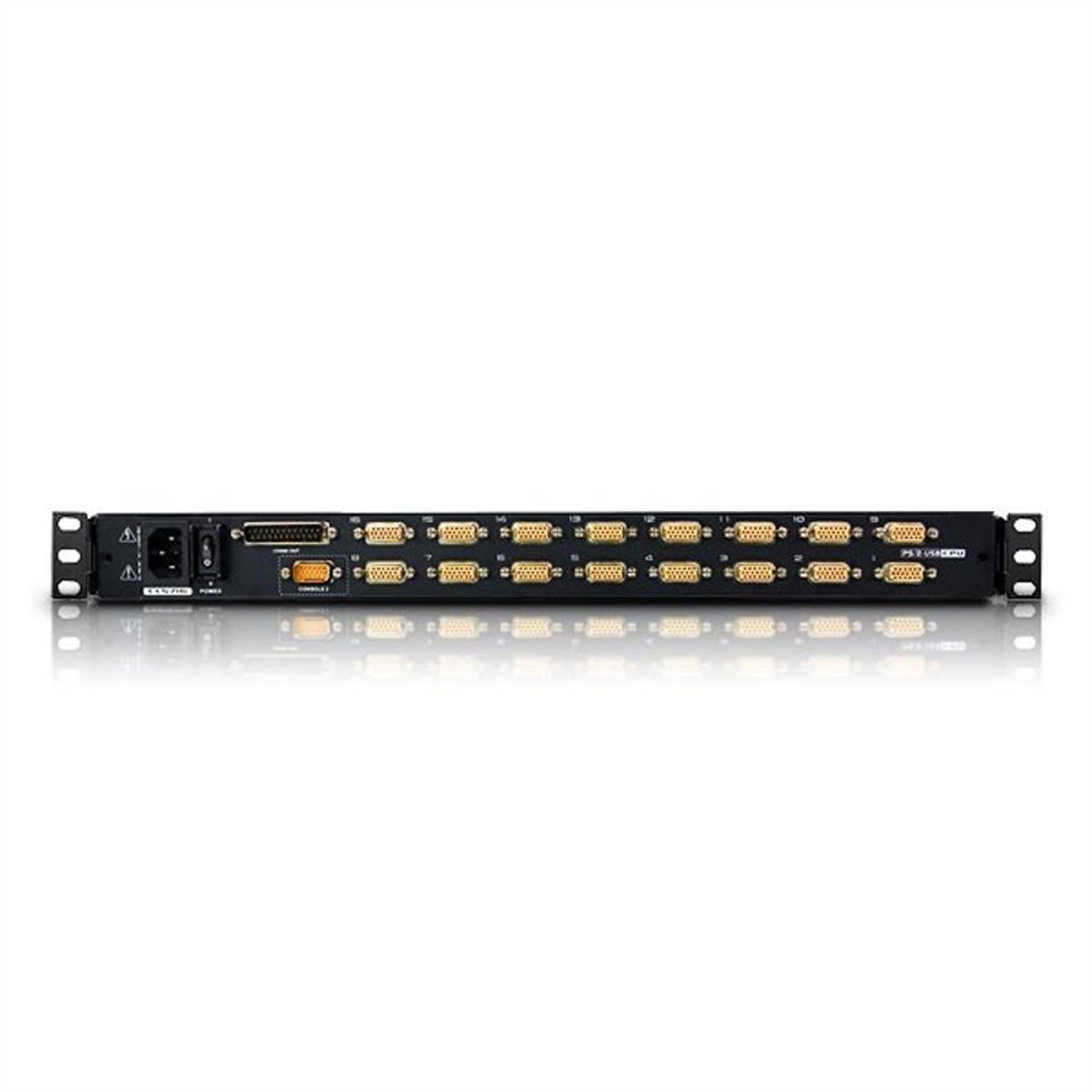 ATEN CL5716N – 17" Rack-LCD-Konsole – 16-Port VGA KVM, 1280 × 1024/75 Hz, USB/PS/2, ES QWERTY – 1U
