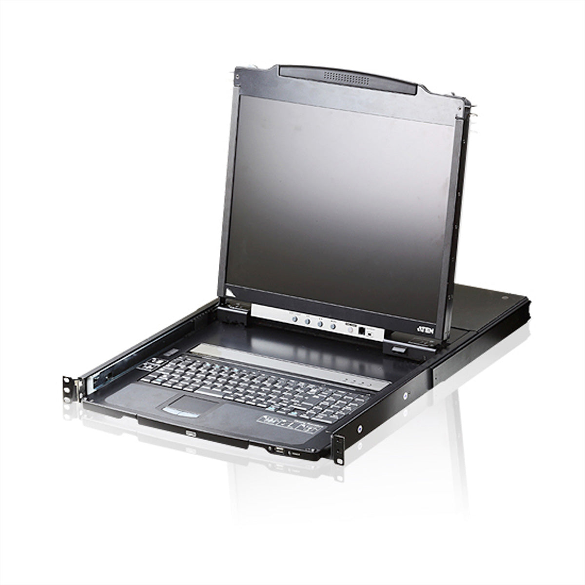 ATEN CL5800N – KVM-Konsole – 19" Rack, 1U, 19" (48,3 cm) LCD, Schwarz