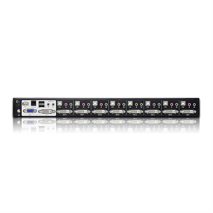 ATEN CS1788 – KVM-Switch – 8-Port, DVI-I – 2560 × 1600 @ 60 Hz, Audio, für Windows, Mac & Linux