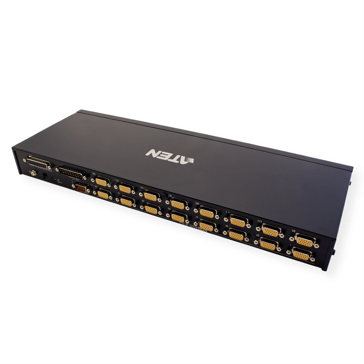 ATEN CS1716A – KVM-Switch (VGA, PS/2, USB) – 16×Computer, 19" Rack, 1U, Schwarz