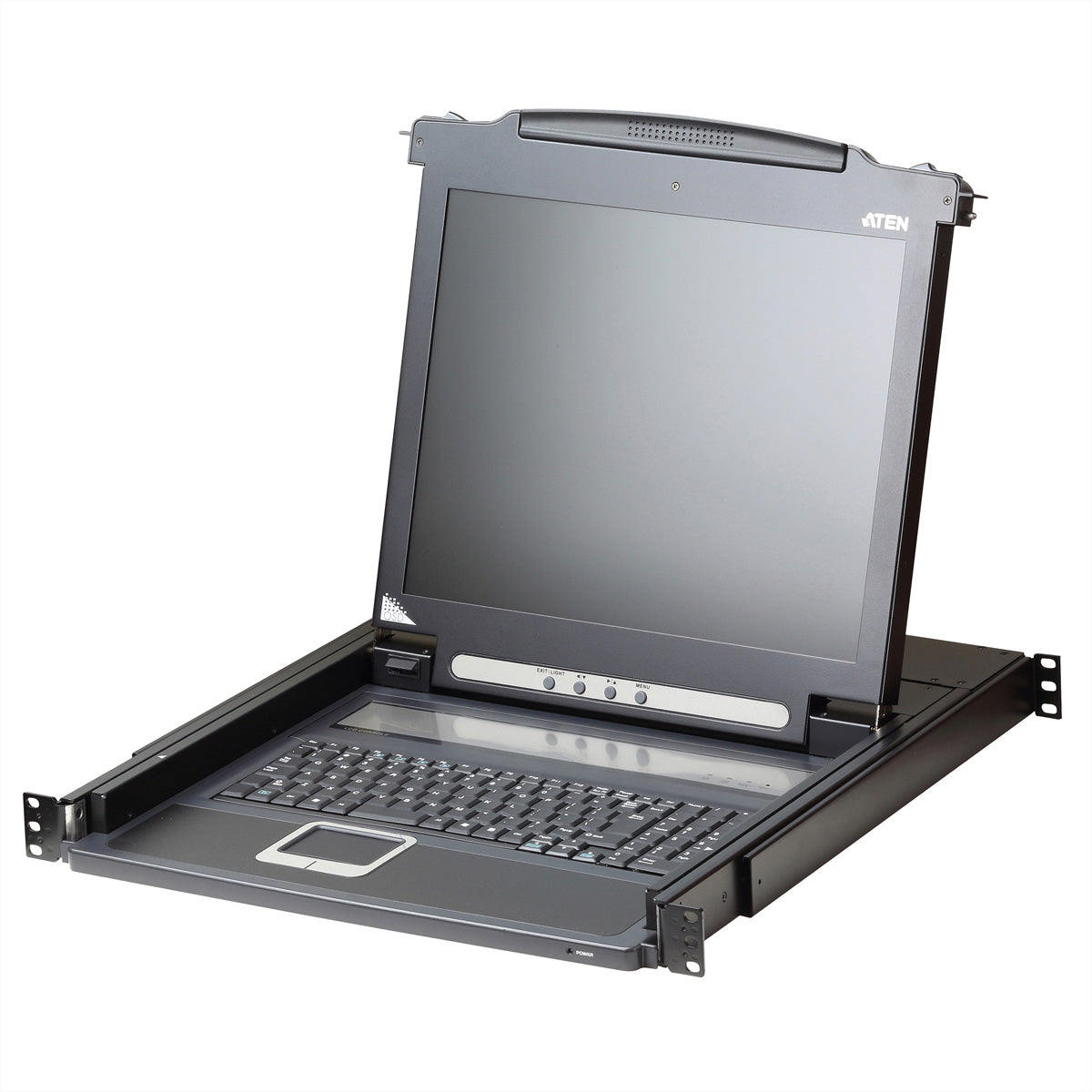 ATEN CL1000M – 17" Rack-LCD-Konsole – 1-Port KVM, 1280 × 1024/75 Hz, Layout ES – 1U