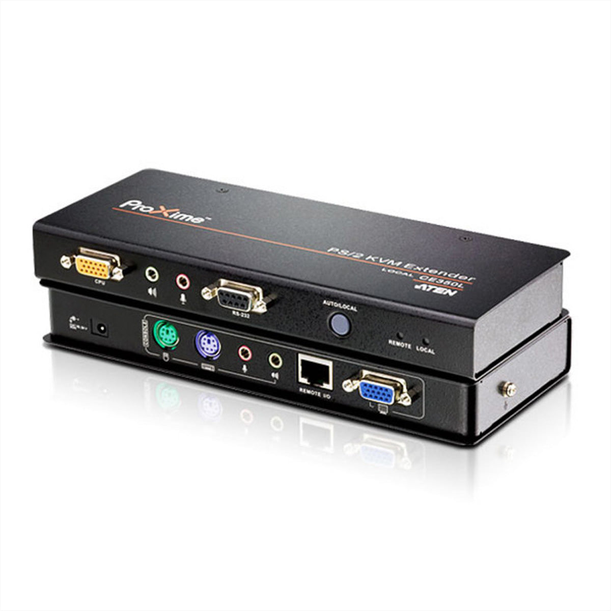 ATEN CE350 – KVM-Extender-Set VGA – 1920 × 1200/60 Hz, RS-232, Audio, bis 150 m über Cat 5e, für PS/2-Konsolen