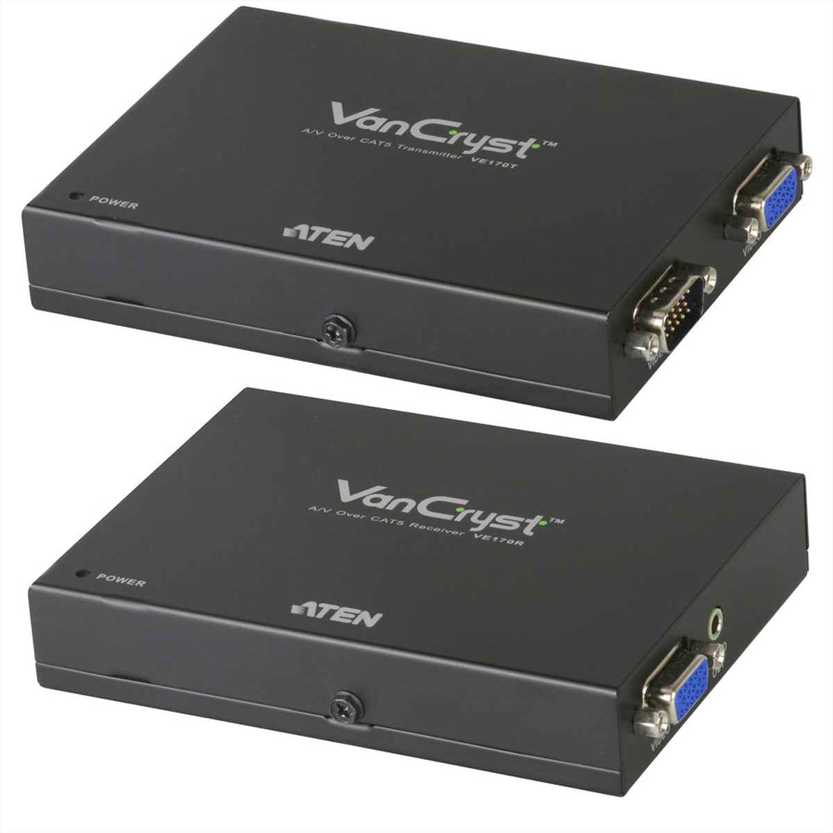 ATEN VGA Verlängerung – 1920×1200 60 Hz – 300 m – für A/V Over Cat 5 Grafiksplitter von ATEN
