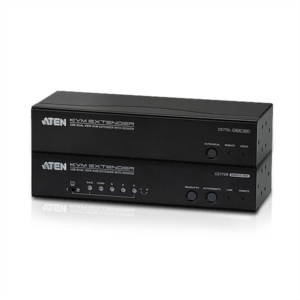 ATEN CE775 – KVM-Extender – VGA – 1920 × 1200 @ 60 Hz, 300 m, Sender & Empfänger