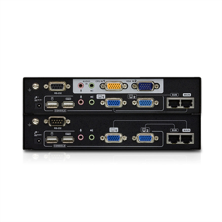 ATEN CE775 – KVM-Extender – VGA – 1920 × 1200 @ 60 Hz, 300 m, Sender & Empfänger