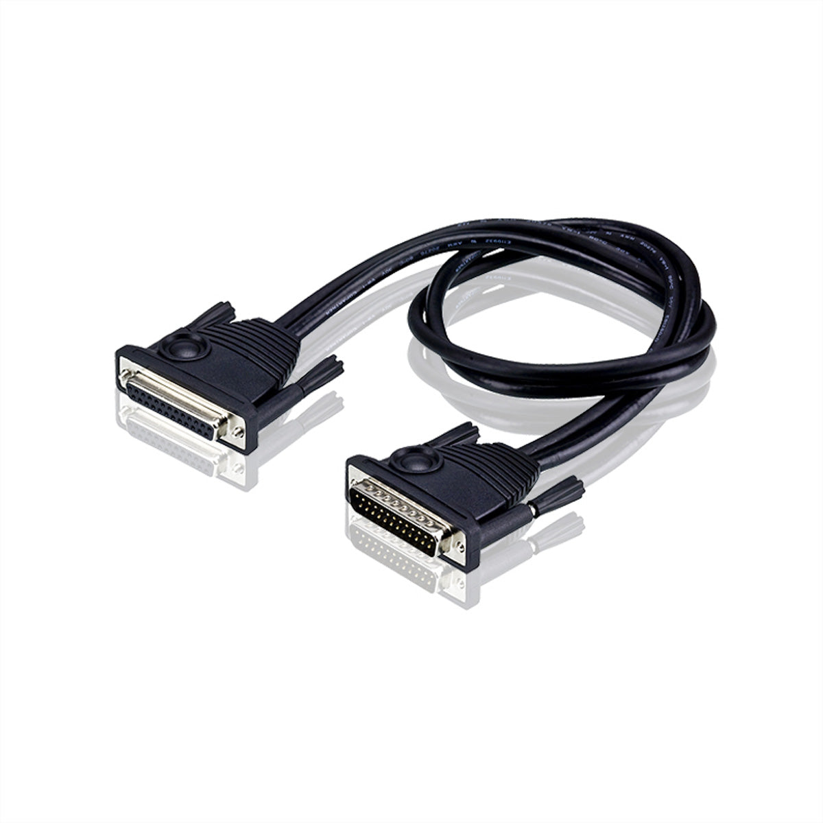 ATEN KVM-Kabel DB-25 Stecker auf DB-25 Buchse – 15 m – Schwarz – für KH2508A, KH2516A