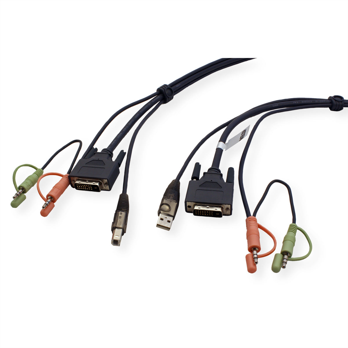 ATEN KVM-Kabelsatz DVI-D Dual-Link 2560×1600 – 1,8 m – für ATEN KVM-Switches (z. B. CS1642, CS1644, CS1782A)