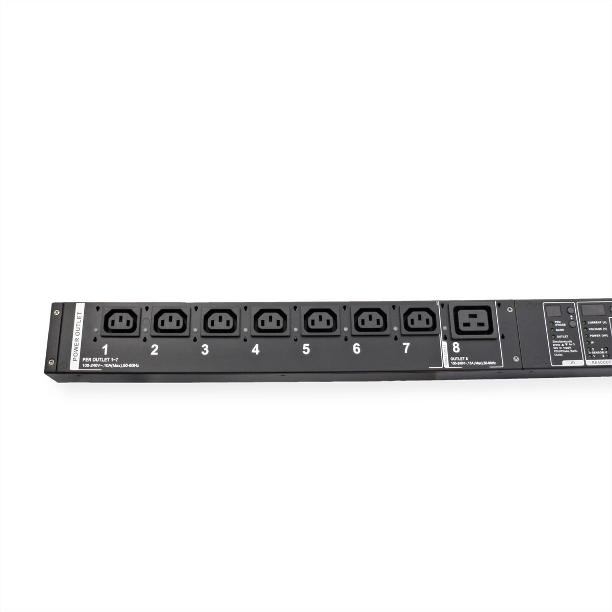 ATEN PE8216 – Rack-PDU gemessen, geschaltet, 14× IEC C13 + 2× IEC C19, 16 A, Stecker IEC C20, 0U vertikal, 3,6 kW
