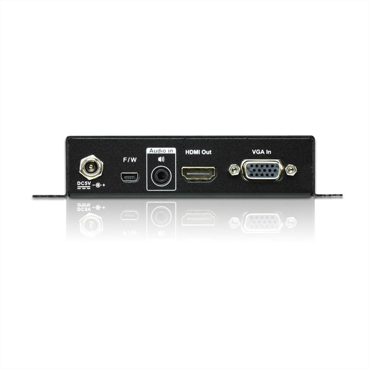 ATEN VC182 Adapter VGA zu HDMI – bis 1920 × 1200 (inkl. 1080p), mit Skalierer & Audio zu HDMI, schwarz