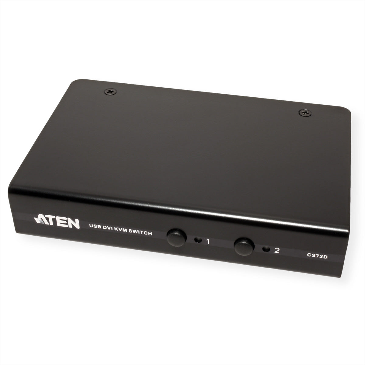 ATEN CS72D – KVM-Switch – 2-Port, DVI-D – 1920 × 1200 @ 60 Hz, Audio
