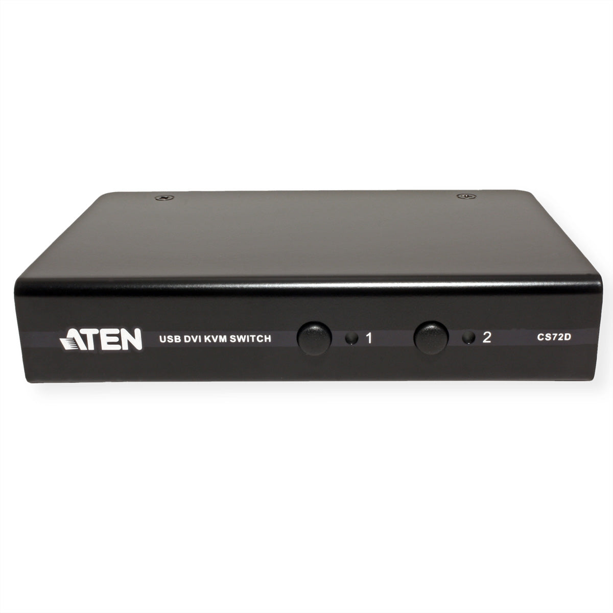 ATEN CS72D – KVM-Switch – 2-Port, DVI-D – 1920 × 1200 @ 60 Hz, Audio