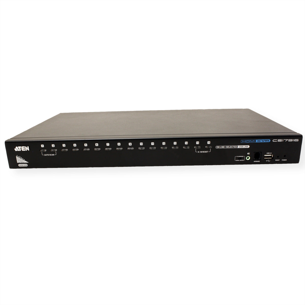 ATEN CS17916 – KVM-Switch – 16-Port, HDMI – 1920 × 1200 @ 60 Hz, Audio