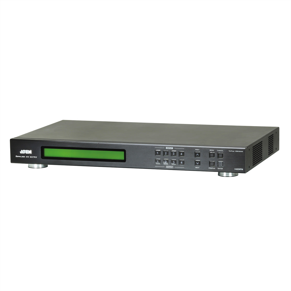 ATEN VM5404H – HDMI Matrix-Switch, Matrix 4×4, 1080p@60 Hz, 15 m, Scaler, RS‑232/IR, CEC