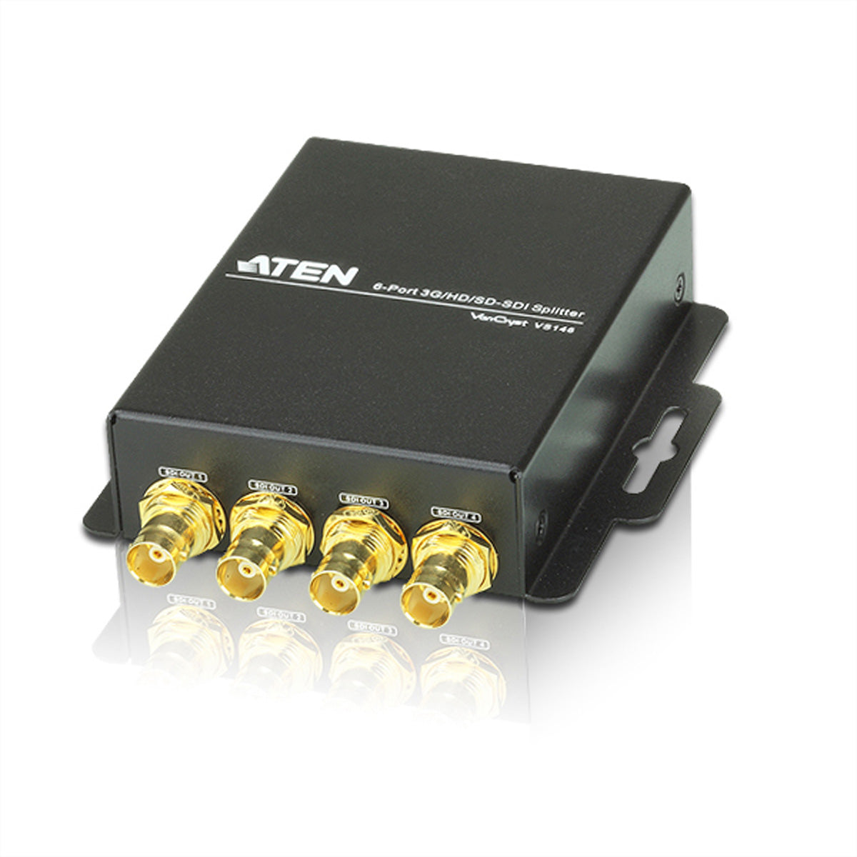 ATEN 3G/HD/SD-SDI-Splitter – bis 300 m – aktiv – für SDI-kompatible Displays