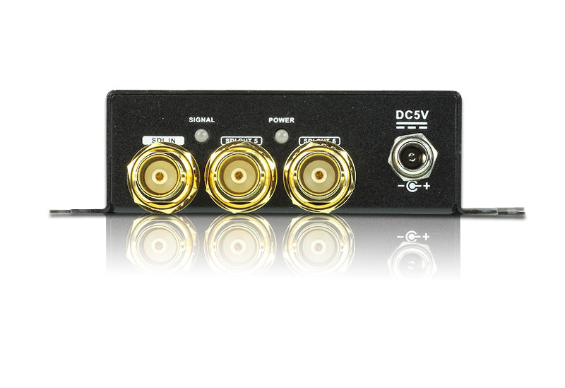 ATEN 3G/HD/SD-SDI-Splitter – bis 300 m – aktiv – für SDI-kompatible Displays