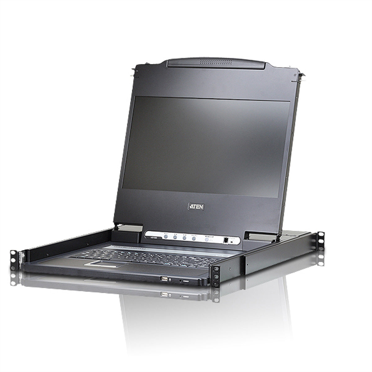 ATEN CL6700MW – KVM-Konsole (1U) – 17,3" – 1920 × 1080 @ 60 Hz, DVI, HDMI, VGA, USB